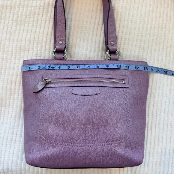 Coach Penelope Lavender Pebbled Leather Medium Women's Shoulder Bag L1063-F14683 - Picture 7 of 16